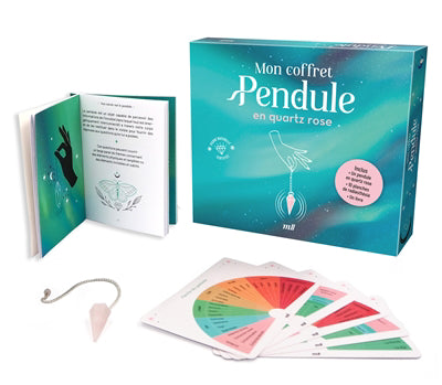 MON COFFRET PENDULE EN QUARTZ ROSE N.E.