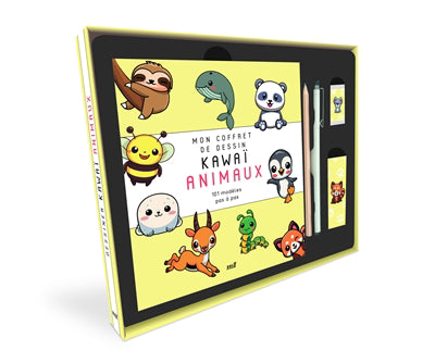 MON COFFRET DE DESSIN KAWAI  ANIMAUX
