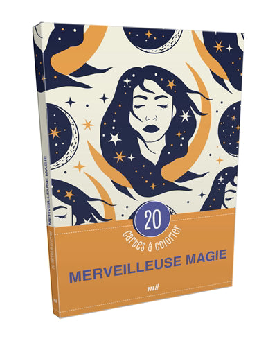 MERVEILLEUSE MAGIE  20 CARTES A COLORIER