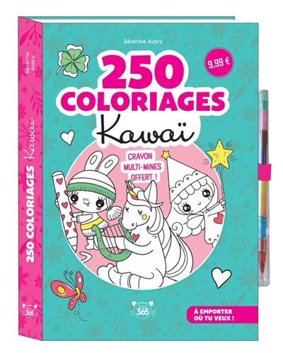 250 COLORIAGES KAWAI