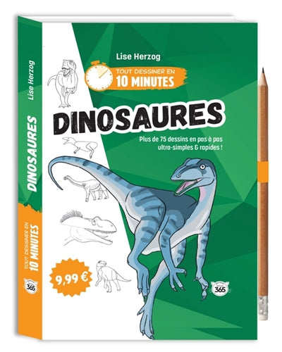DINOSAURES  TOUT DESSINER EN 10 MINUTES