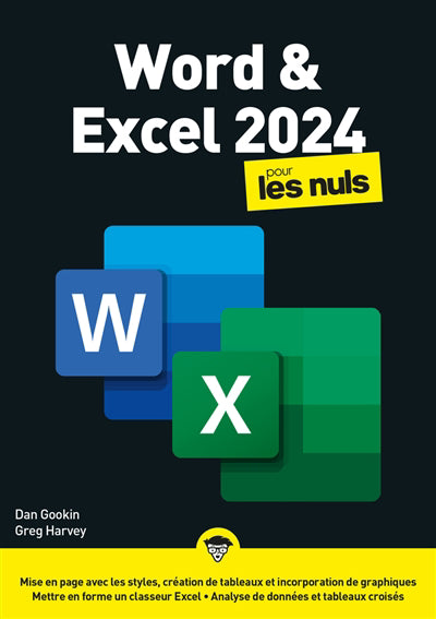 WORD ET EXCEL 2024 MEGAPOCHE POUR LES NULS