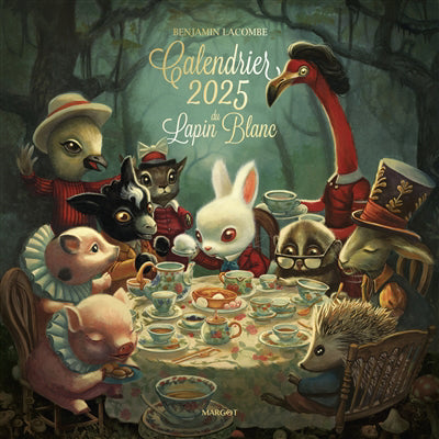 CALENDRIER 2025 DU LAPIN BLANC