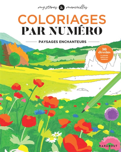 PAYSAGES ENCHANTEURS -COLORIAGES PAR NUMERO