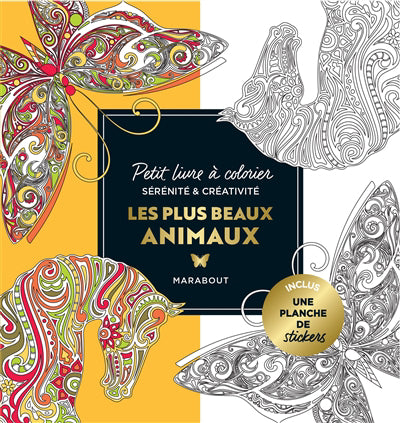 PLUS BEAU ANIMAUX -PETIT LIVRE A COLORIER