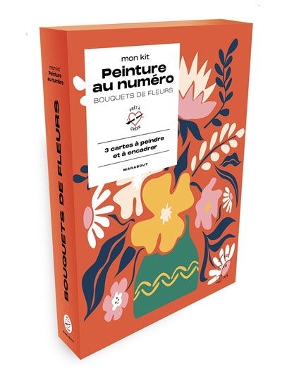 KIT PEINTURE AU NUMERO -BOUQUETS DE FLEURS