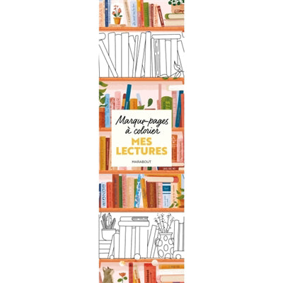 LECTURES -MES -MARQUE-PAGES A COLORIER