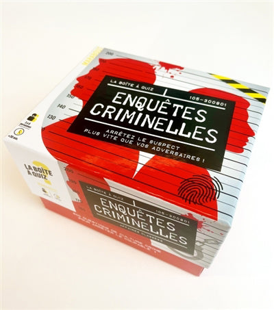 BOITE A QUIZ -ENQUETES CRIMINELLES