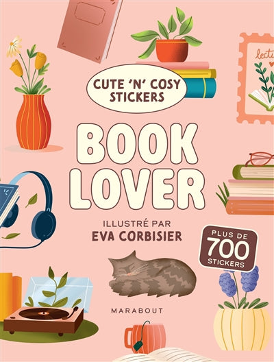 BOOK LOVER -CUTE 'N' COSY STICKERS