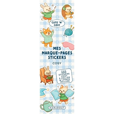 MARQUE-PAGES STICKERS -COSY