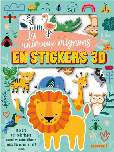 ANIMAUX MIGNONS EN STICKERS 3D