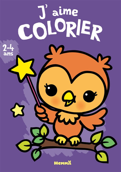 J'AIME COLORIER (2-4 ANS) (HIBOU)