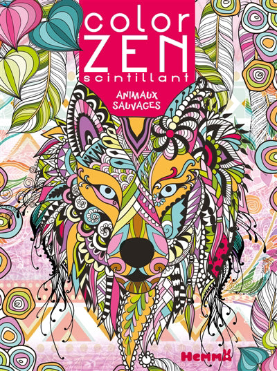 COLOR ZEN SCINTILLANT :ANIMAUX SAUVAGES