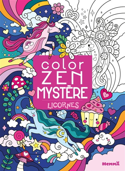 COLOR ZEN MYSTERE - LICORNES