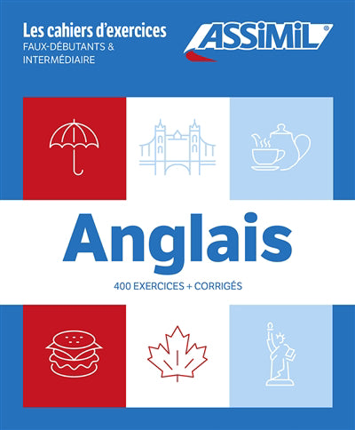COFFRET CAHIERS ANGLAIS NIVEAU FAUX-DEBUTANTS/INTERMEDIAIRE