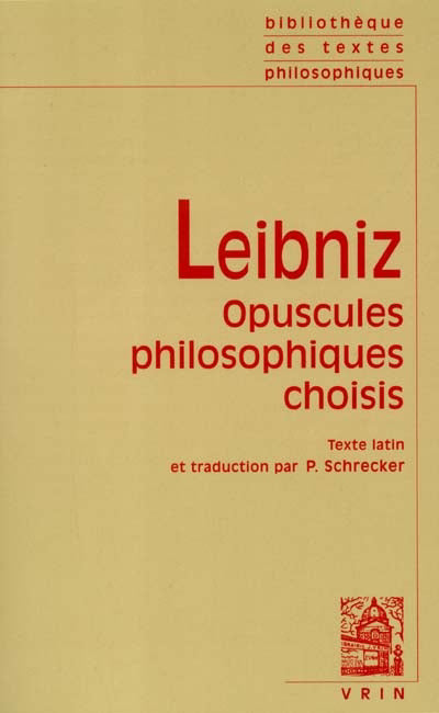 Opuscules philosophiques choisis