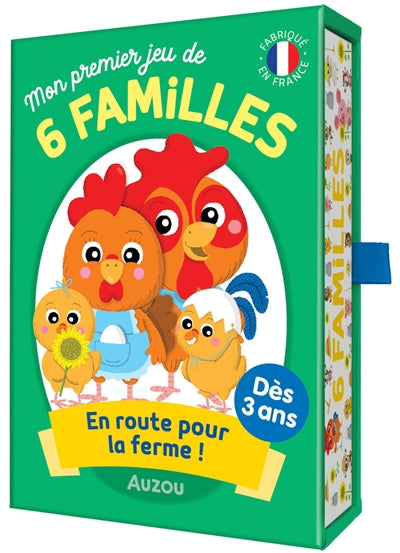 MON PREMIER JEU DE 6 FAMILLES - EN ROUTE POUR LA FERME