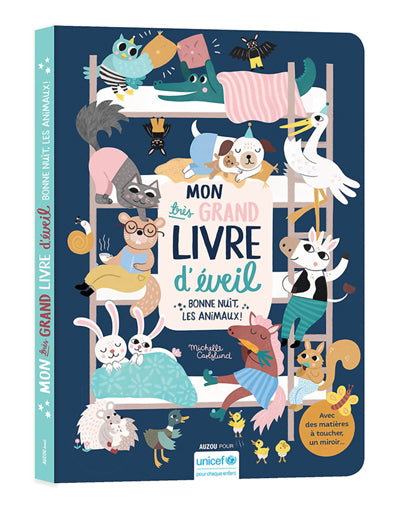 MON TRES GRAND LIVRE D'EVEIL : BONNE NUIT, LES ANIMAUX