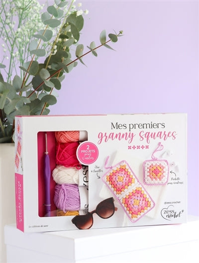 COFFRET MES PREMIERS GRANNY SQUARES