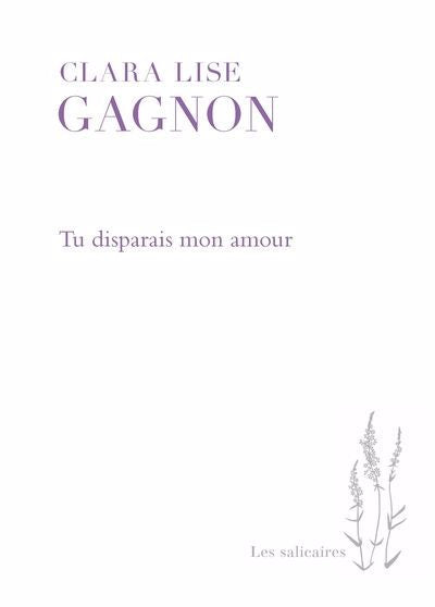 TU DISPARAIS MON AMOUR