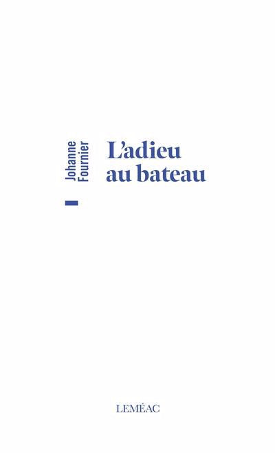 ADIEU AU BATEAU