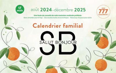 CALENDRIER FAMILIAL SALUT BONJOUR 24-25