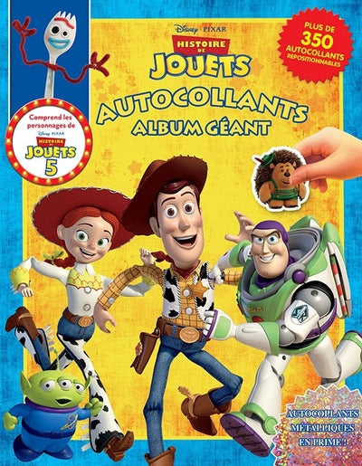 DISNEY PIXAR HISTOIRE DE JOUETS  AUTOCOLLANTS  ALBUM GEANT