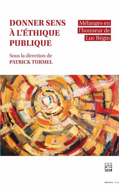 DONNER SENS A L'ETHIQUE PUBLIQUE