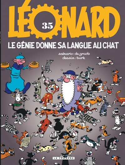 LEONARD 35 LE GENIE DONNE SA LANGUE AU CHAT