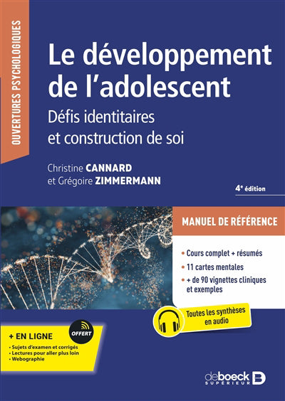 DEVELOPPEMENT DE L'ADOLESCENT