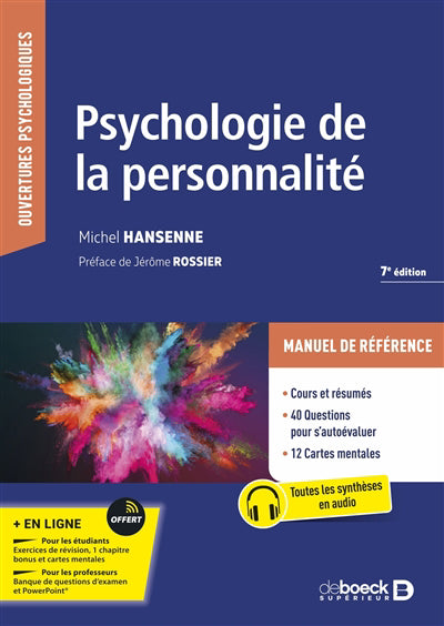 PSYCHOLOGIE DE LA PERSONNALITE