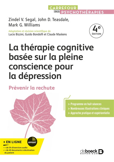 THERAPIE COGNITIVE BASEE SUR LA PLEINE CONSCIENCE POUR LA DEPRESS