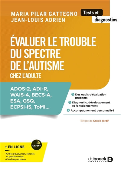 EVALUER LE TROUBLE DU SPECTRE DE L'AUTISME