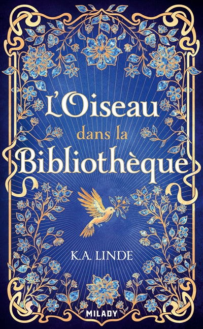 OISEAU DANS LA BIBLIOTHEQUE