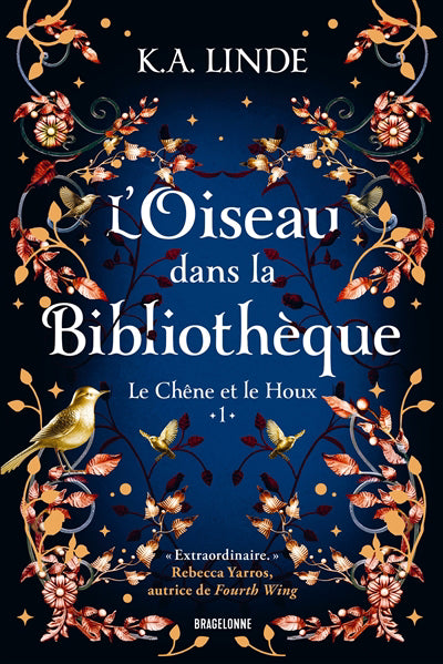 OISEAU DANS LA BIBLIOTHEQUE