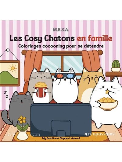 COSY CHATONS - LIVRE DE COLORIAGE