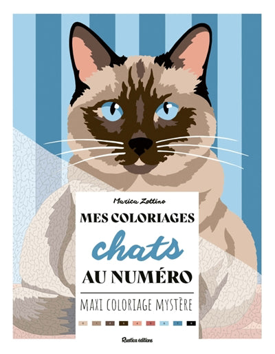 MES COLORIAGES CHATS AU NUMERO