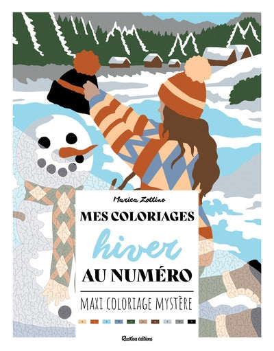 HIVER  MES COLORIAGES AU NUMERO