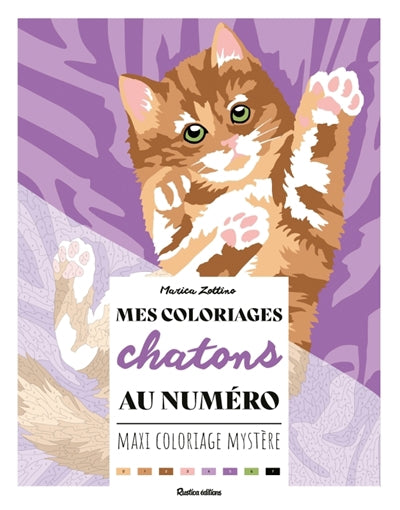 CHATONS  MES COLORIAGES AU NUMERO