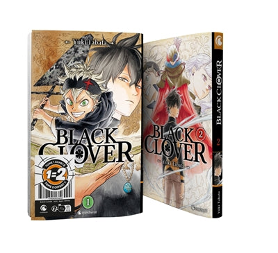 BLACK CLOVER T01 + T02 -PACK DEC.