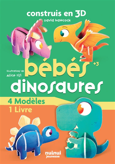 BEBES DINOSAURES  CONSTRUIS EN 3D