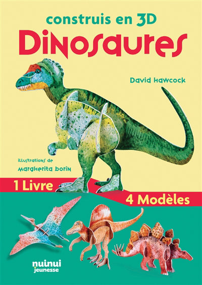 DINOSAURES  CONSTRUIS EN 3D N.E.