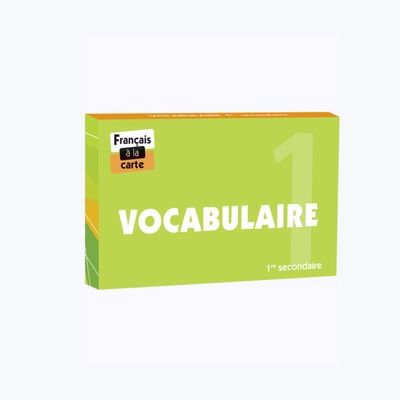 Vocabulaire - 1re secondaire