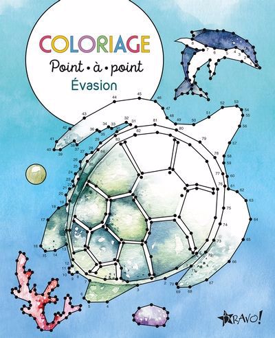 COLORIAGE POINT-A-POINT EVASION