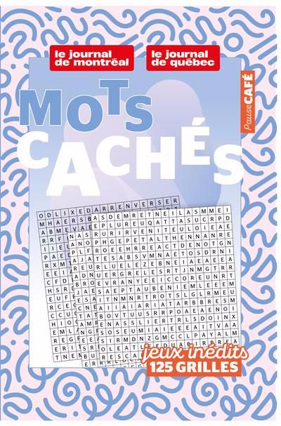 PAUSE CAFE : MOTS CACHES 2025 NO. 1