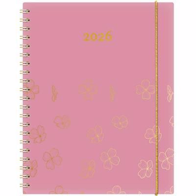 W. MAXWELL AGENDA 2026 KIBO OR- ROSE  BILINGUE FRANCAIS-ANGLAIS
