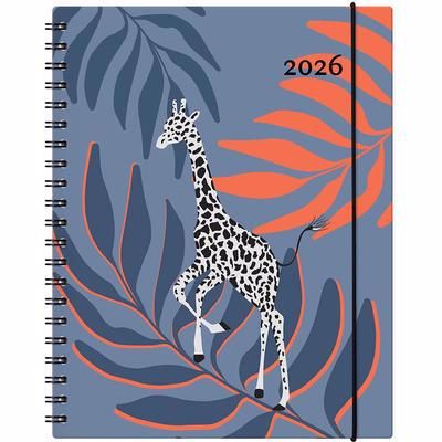 W. MAXWELL AGENDA 2026 GARBO GIRAFE  BILINGUE FRANCAIS-ANGLAIS
