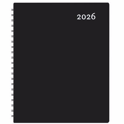 W. MAXWELL AGENDA 2026 MAXI NOIR  BILINGUE FRANCAIS-ANGLAIS