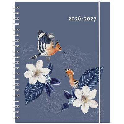 W. MAXWELL AGENDA SCOLAIRE 2026-2027 GARBO OISEAUX BILINGUE FRANC