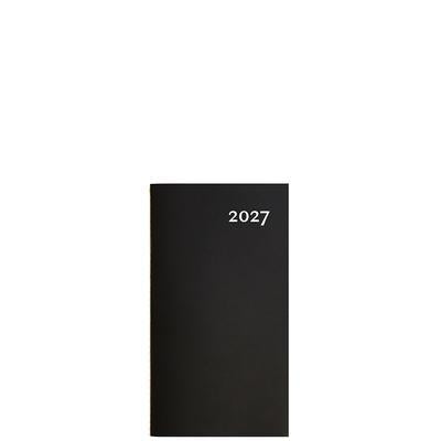 W. MAXWELL AGENDA 2027 MINI NOIR BILINGUE FRANCAIS-ANGLAIS